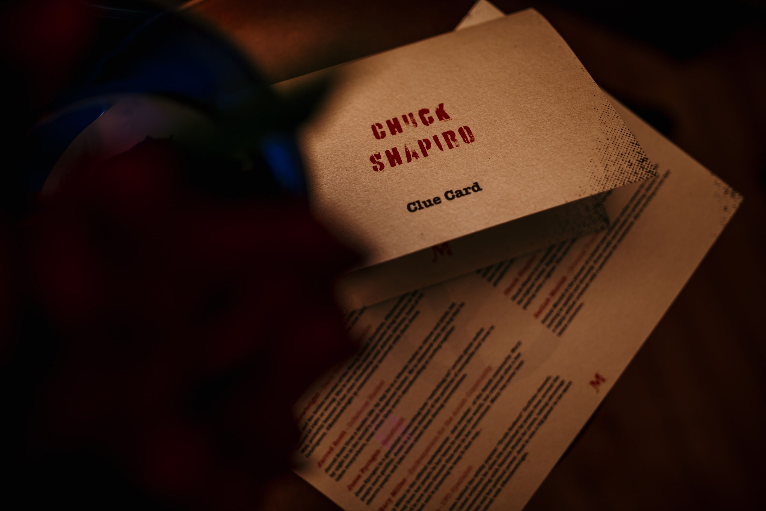 secret society murder mystery dinner