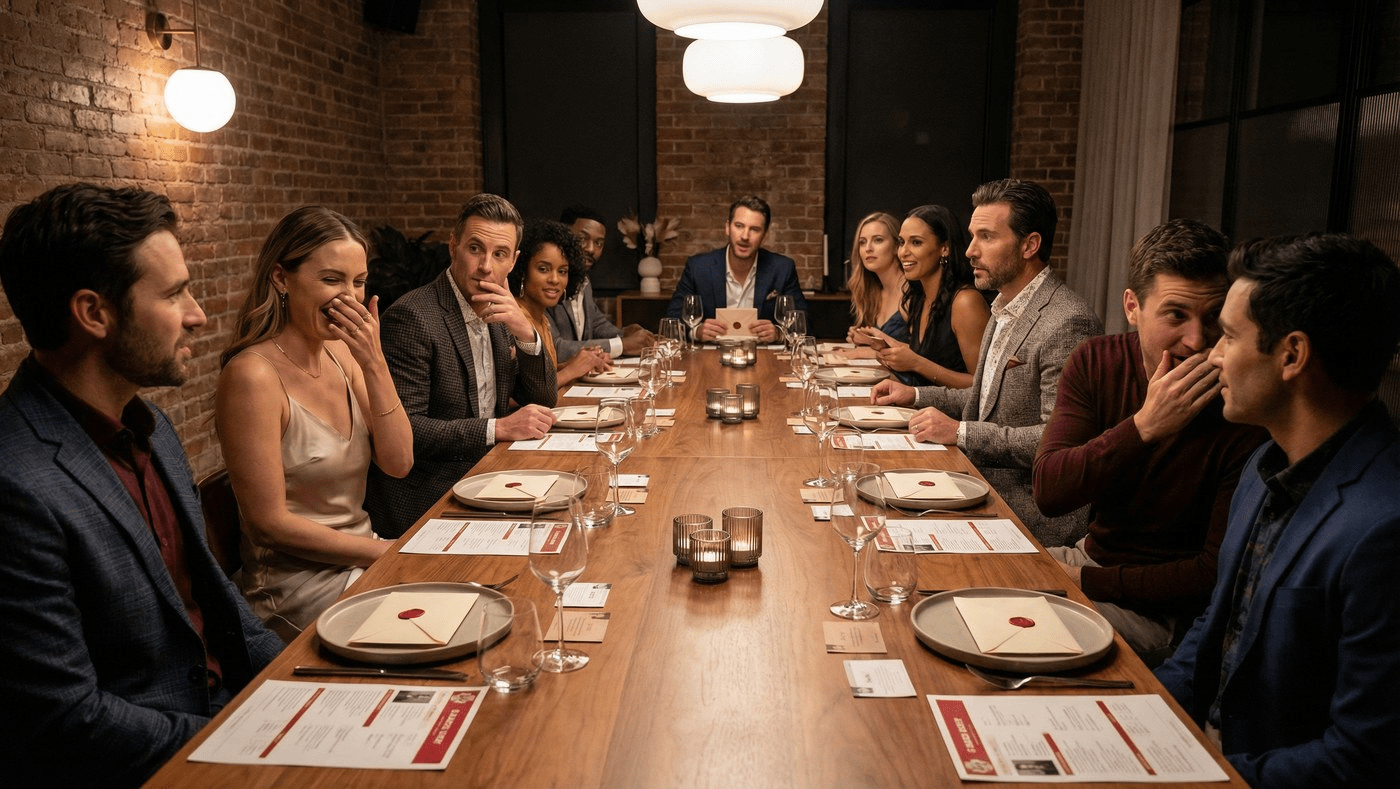 hosting a murder mystery dinner party
