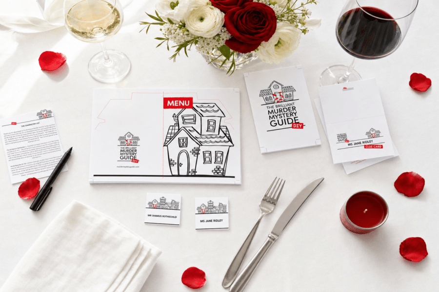 South African Murder Mystery Host Your Own Game Kit - 12 Guests